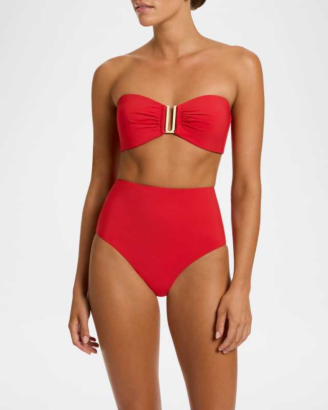 Jetset High-Waist Swim Bottoms
